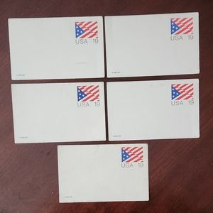 5 Vintage USPS Postcard